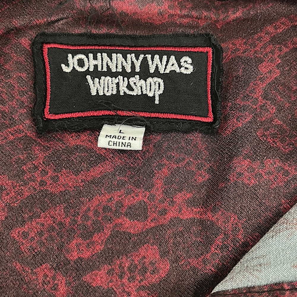 Johnny Was Workshop Metallic Threading Floral Lon… - image 4